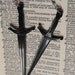 Large Dagger Earrings