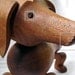 RESERVED - Vintage Kay Bojesen Wooden Dachshund with Movable Limbs
