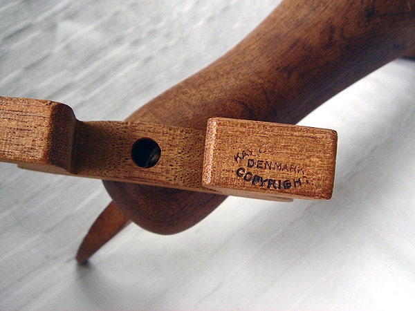 RESERVED - Vintage Kay Bojesen Wooden Dachshund with Movable Limbs