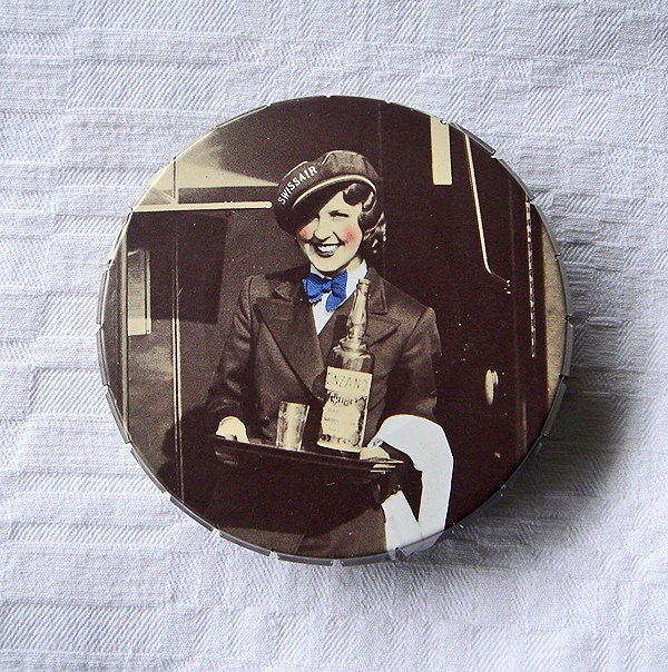 Vintage Swiss Air Pastilles Tin