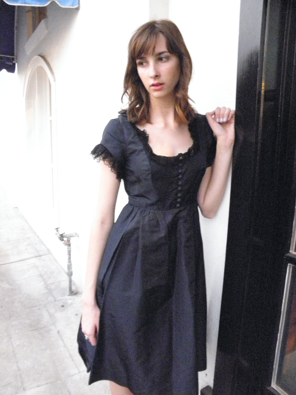 Edwardian black dress 