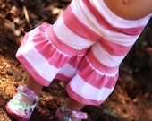 Strawberry Milkshake Ruffle Capri Pants 6m-5T