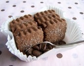 Chocolate Espresso Cookies - 3 Dozen MINI Shortbread - ButterBlossoms