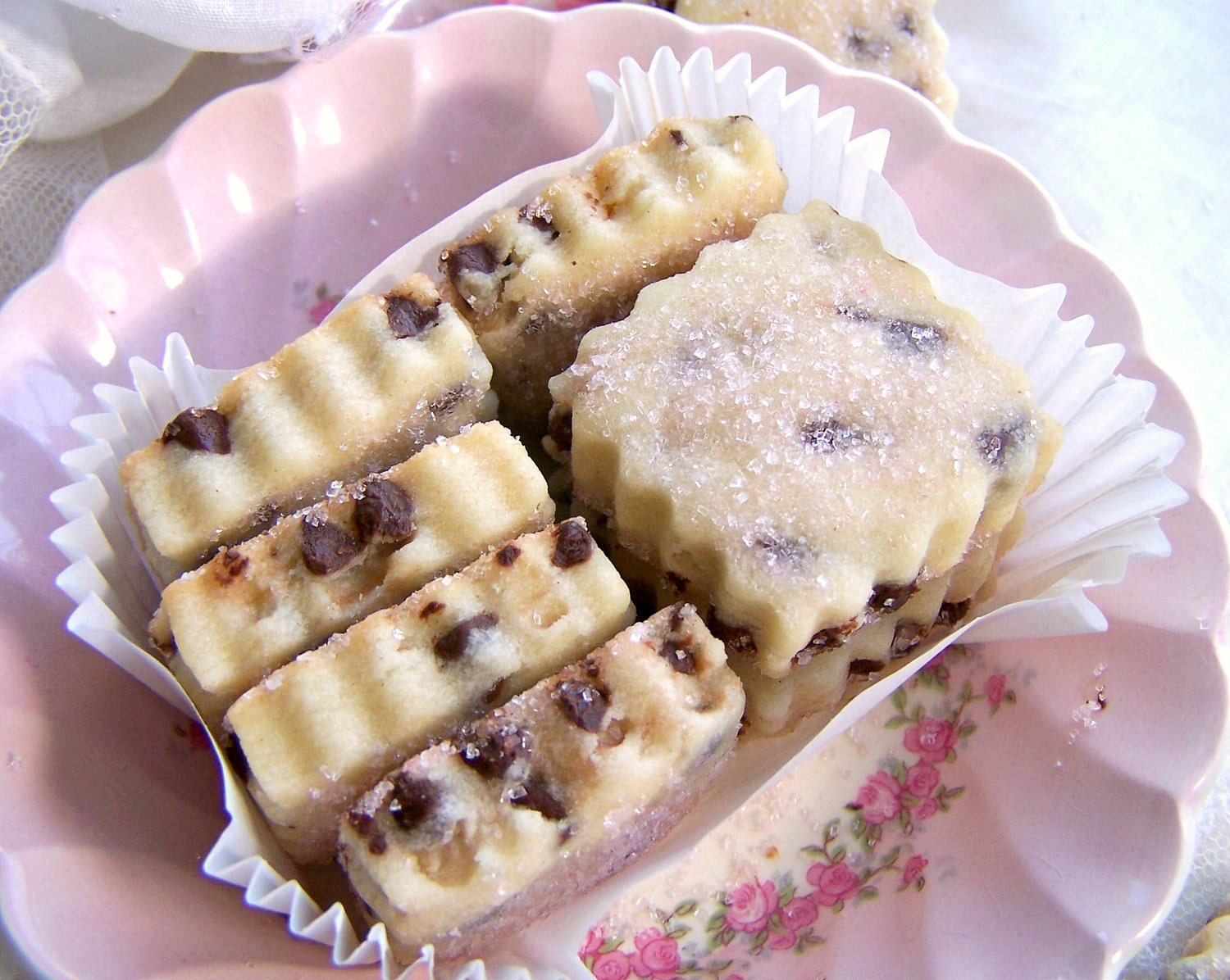 Father's Day Treat - MINI Chocolate Chip Cookies - 3 Dozen Shortbread