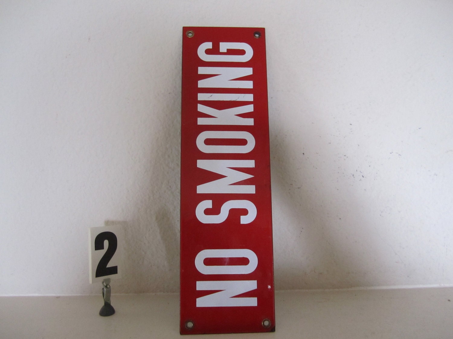 No Smoking Sign Vintage