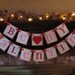 Valentine Banner  Be My Valentine Party Decoration Red and Pink Sign Great Photo Prop Handmade Valentine
