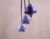 Blue Bell Flower Earrings
