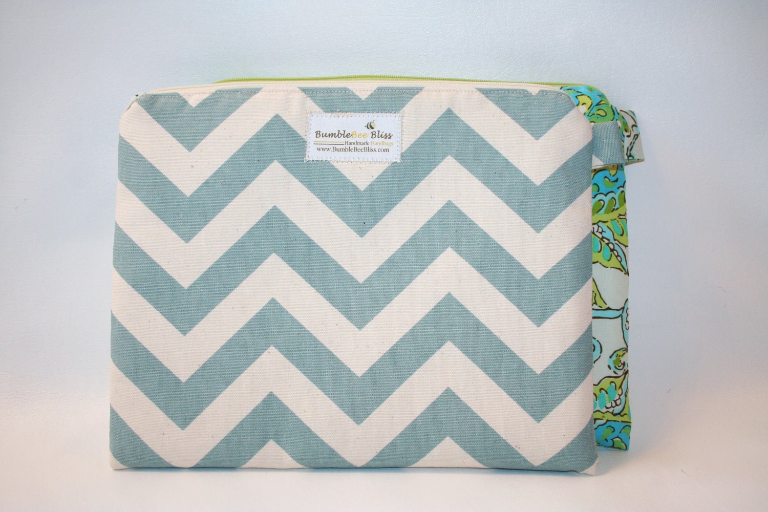 Blue Chevron iPad Case