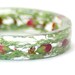 Flower Child- Green Bracelet- Flower Bracelet- Flower Jewelry- Resin Jewelry- Summer Time Fashion- Pink Bracelet