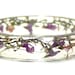 Pink Flower Bracelet- Flower Jewelry- Flower Bracelet Pink Flowers- Purple Bracelet-Pink Jewelry- -Resin Jewelry- Real Dried Flowers