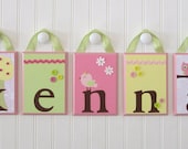 Name Blocks . Nursery Name Blocks . Nursery Room Decor . Baby Name Blocks . Hanging Wood Name Blocks . Bedding . M2M Alli Taylor