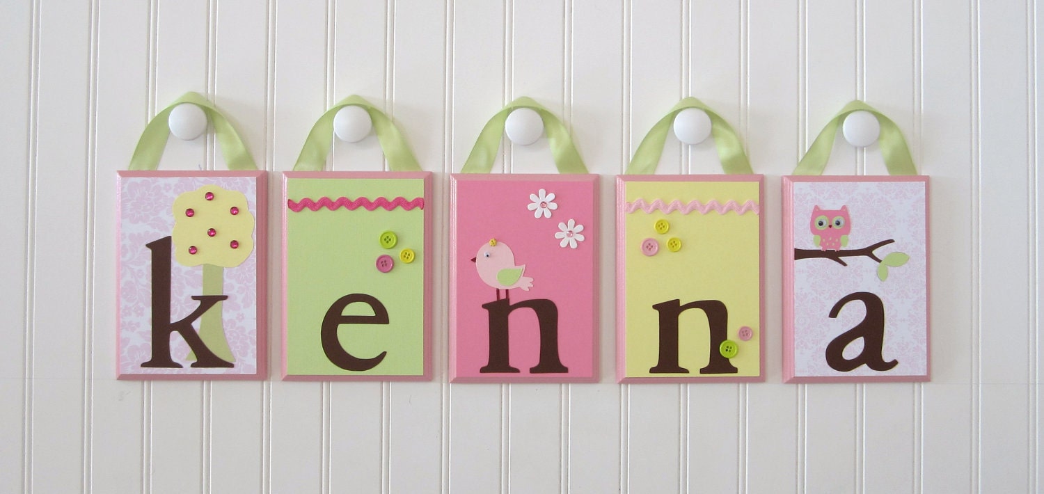 Name Blocks . Nursery Name Blocks . Nursery Room Decor . Baby Name Blocks . Hanging Wood Name Blocks . Bedding . M2M Alli Taylor