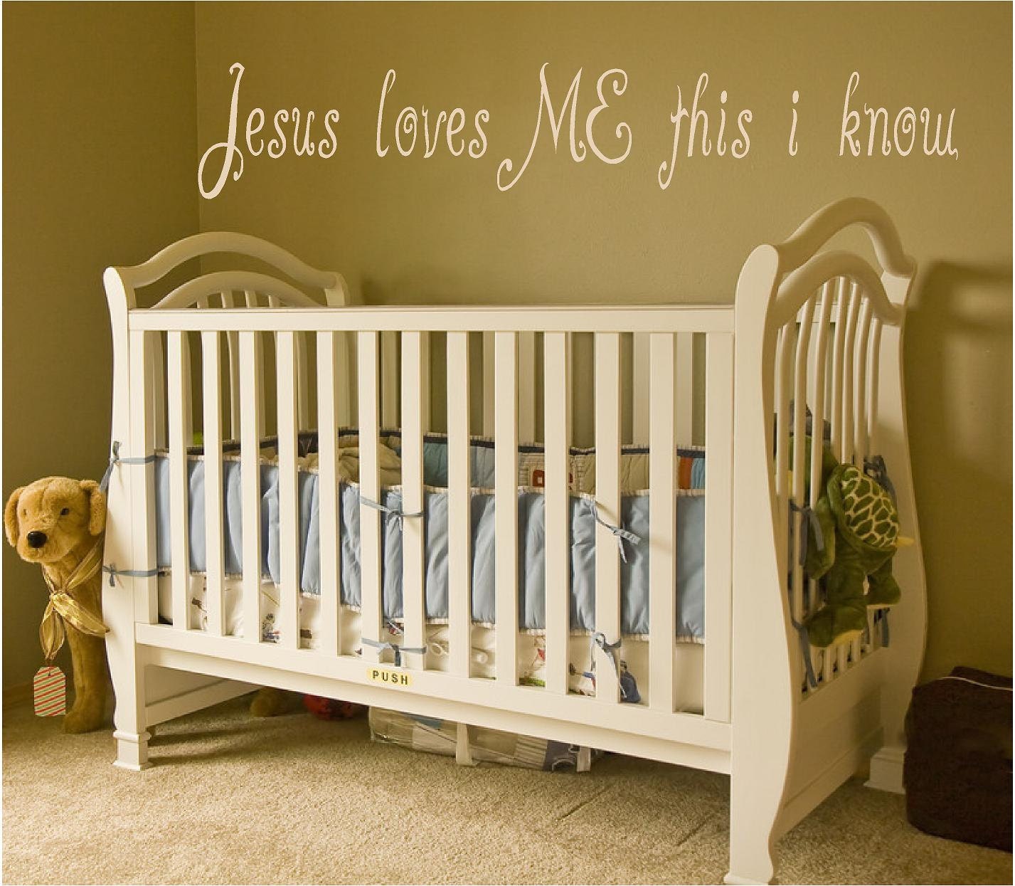 Vinyl Wall Decal......Jesus loves me this I know..... 4h x 22w scripture religious christian