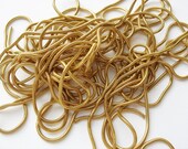 6 39 inch pieces of Vintage Snake gold tone chain HC057