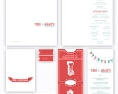 Printable Vintage Carnival Wedding Reception Template