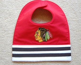 Chicago Blackhawks Hockey Inspired Bib