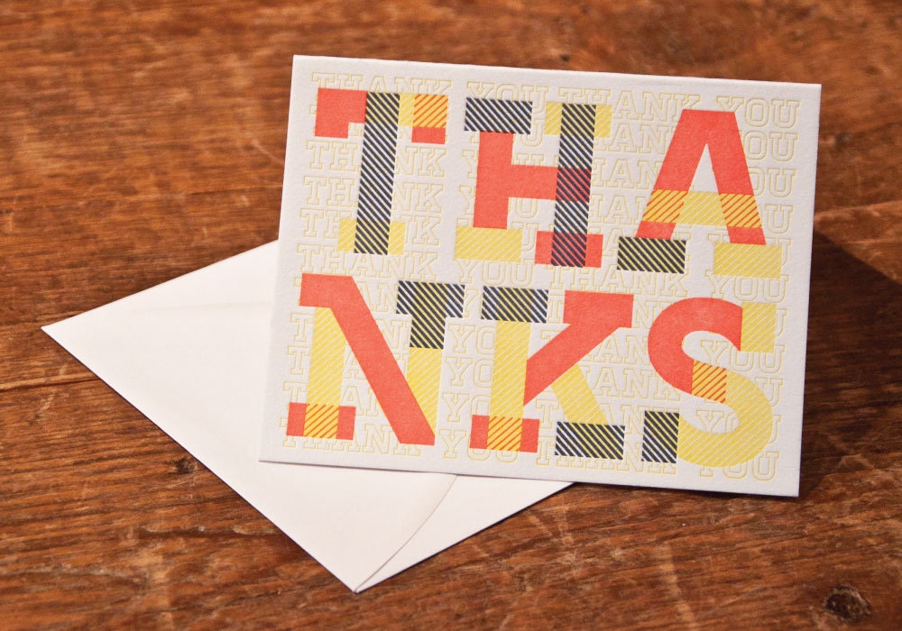 Thanks Card - TwoPaperdollsShop