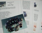 Digital - Pattern for the "Bedazzled Spiral Cuff" Beaded bracelet