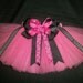 Pink pirate tutu, custom made any size Newborn-4t