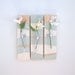 WAVE:  wall mounted geometric beach decor test tube flower vase