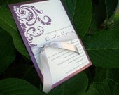 Modern Wedding Invitation Pocket Suite