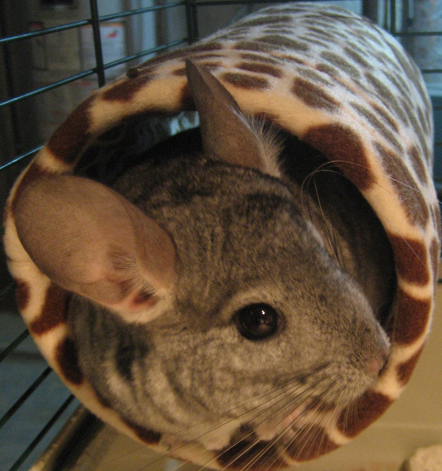 XXL Fleece Covered Tube for Small Animals Chinchillas Ferrets Rabbits Degus Sugar Gliders Rats