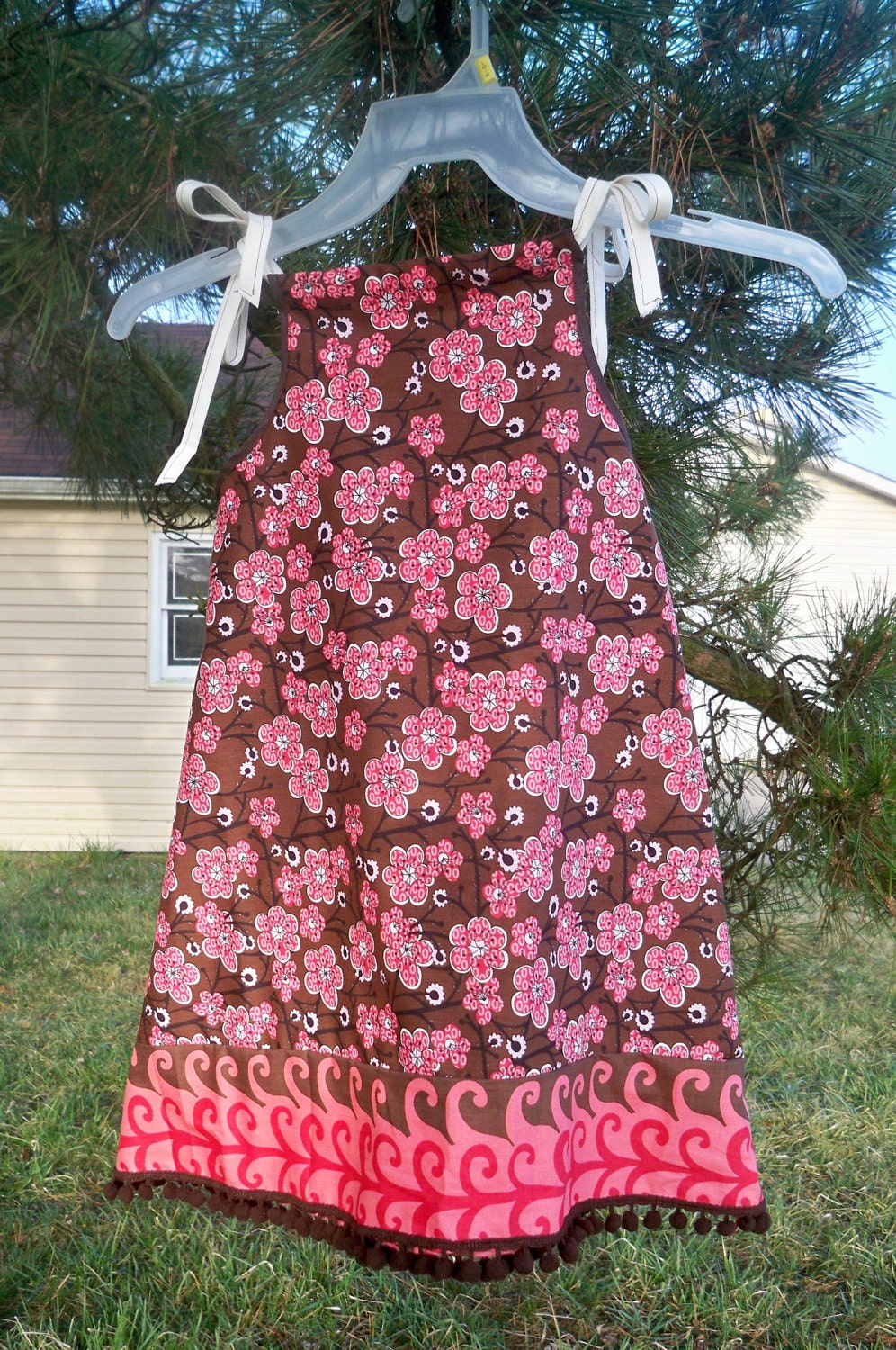 Original Patterned Handmade Girls Dress- Szs 5T to 6x