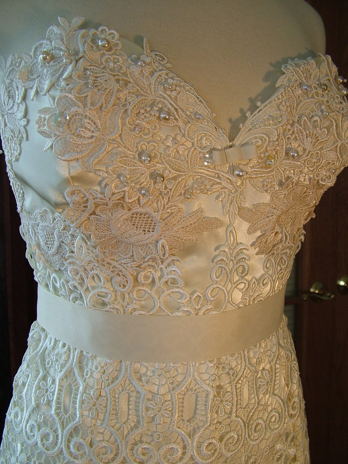 Ultimate Marilyn Monroe Wiggle Wedding dress cocktail length 1950s 1960s lace bridal gown SAMPLE EXAMPLE