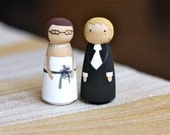 FULLY Customizable MINI Wedding Cake Toppers: Perfect for brides on a budget.