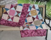 Cinderella Queen Size Bed Quilt and matching Wallhanging Set