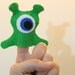 Oggle Monster finger puppets - set of 3 - ON SALE