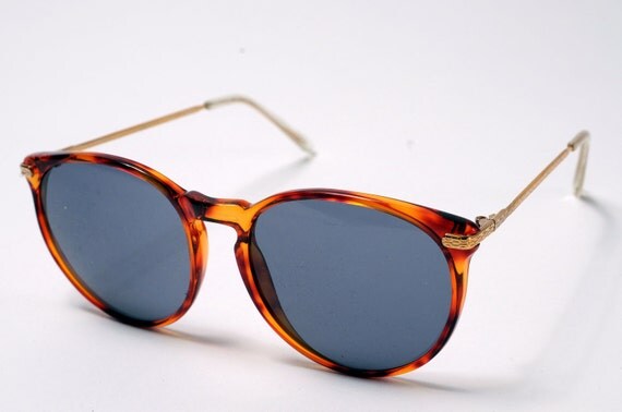 O'Malley Round Sunglasses Tortoise and Gold (Johnny)