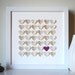 Bridesmaid Gift, Personalized 3D Paper Song Hearts - made from a song of your choice (Unique present for friends and family)