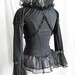 Blouse Venezia, victorian mourning, burlesque, goth, steampunk noir, Somnia Romantica by Marjolein Turin