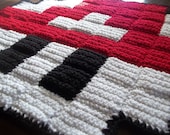 8 Bit Mario mushroom mini rug