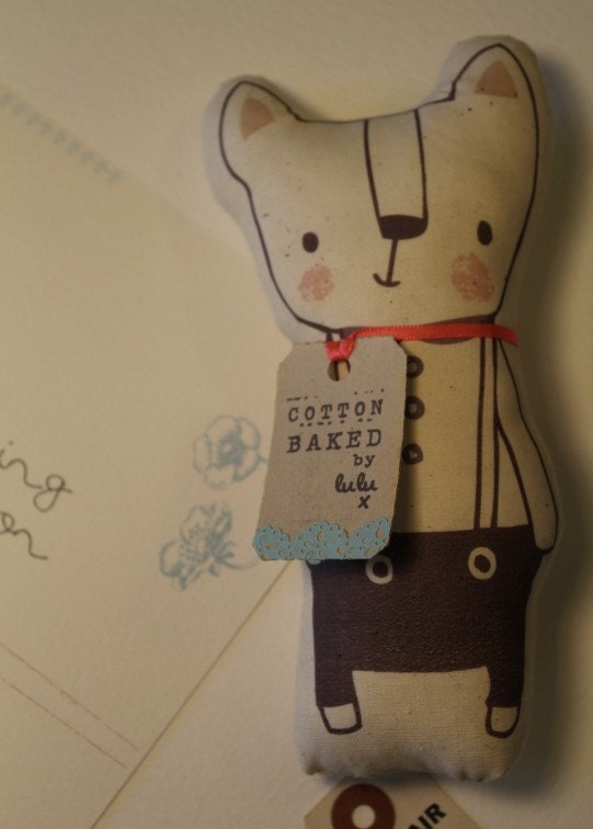 Handmade cotton calico character