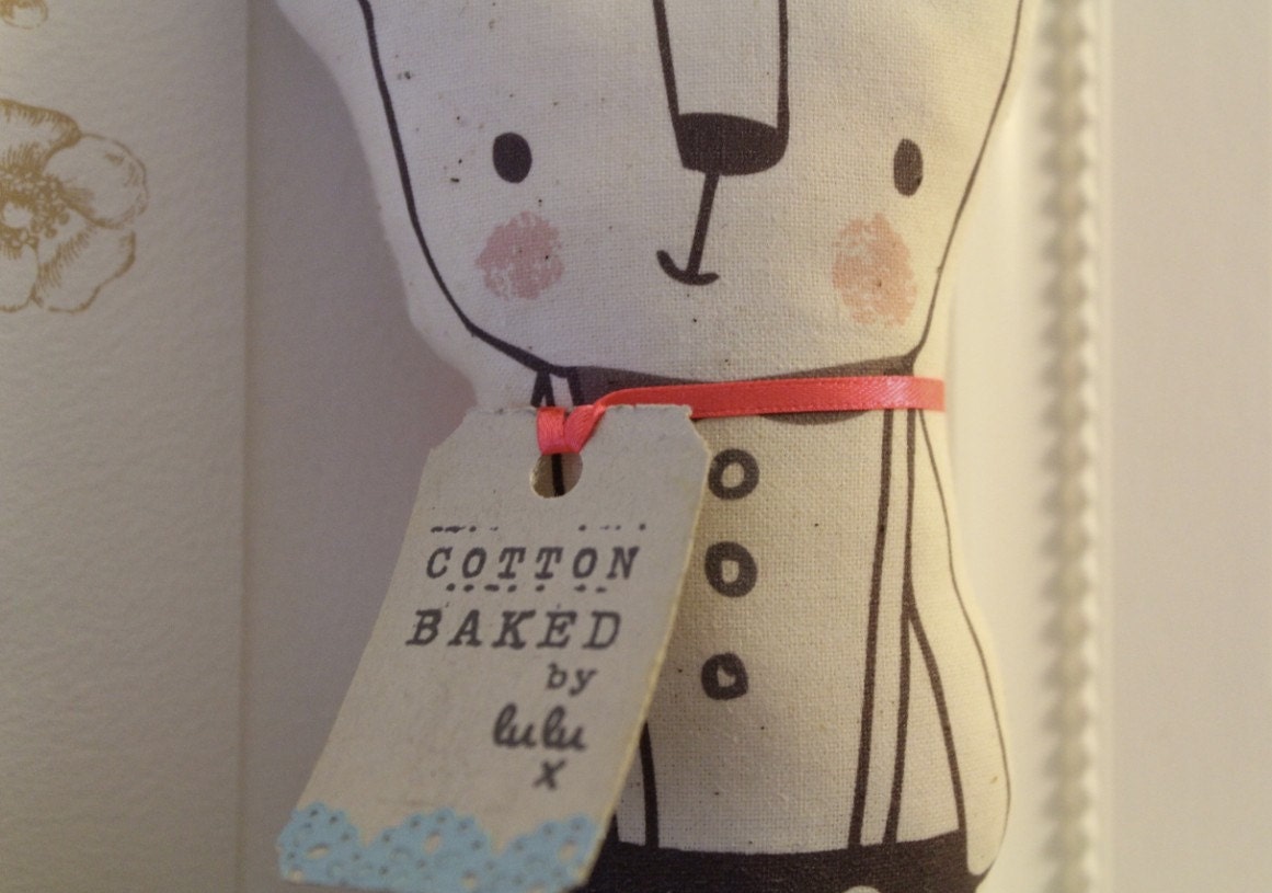 Handmade cotton calico character