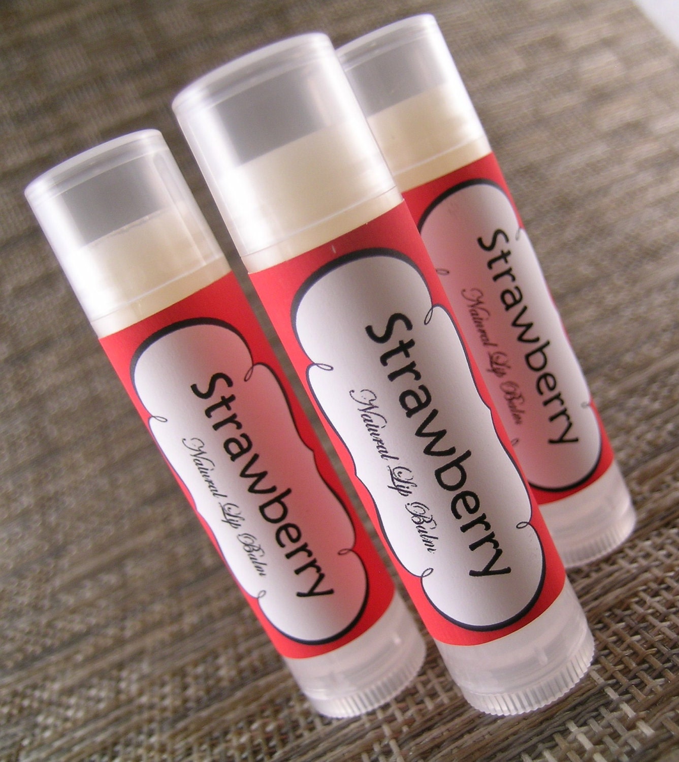 Strawberry - Natural Lip Balm