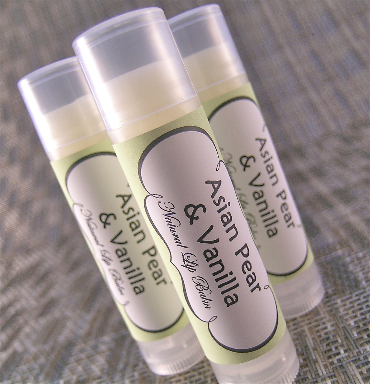 Asian Pear & Vanilla - Moisturizing All Natural Lip Balm