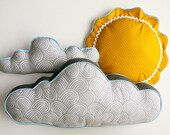 Sun and Cloud Pillows