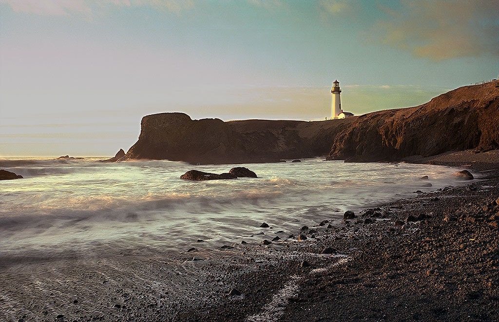 YAQUINA HEAD LIGHTHOUSE, Oregon Coast, Newport, Rick Keating Photo, Etsy - Beautiful 8 x 10 Archival Giclee Print, Signed