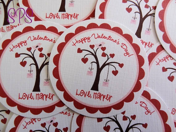 Heart Tree Valentine's Day Tag Il_570xn