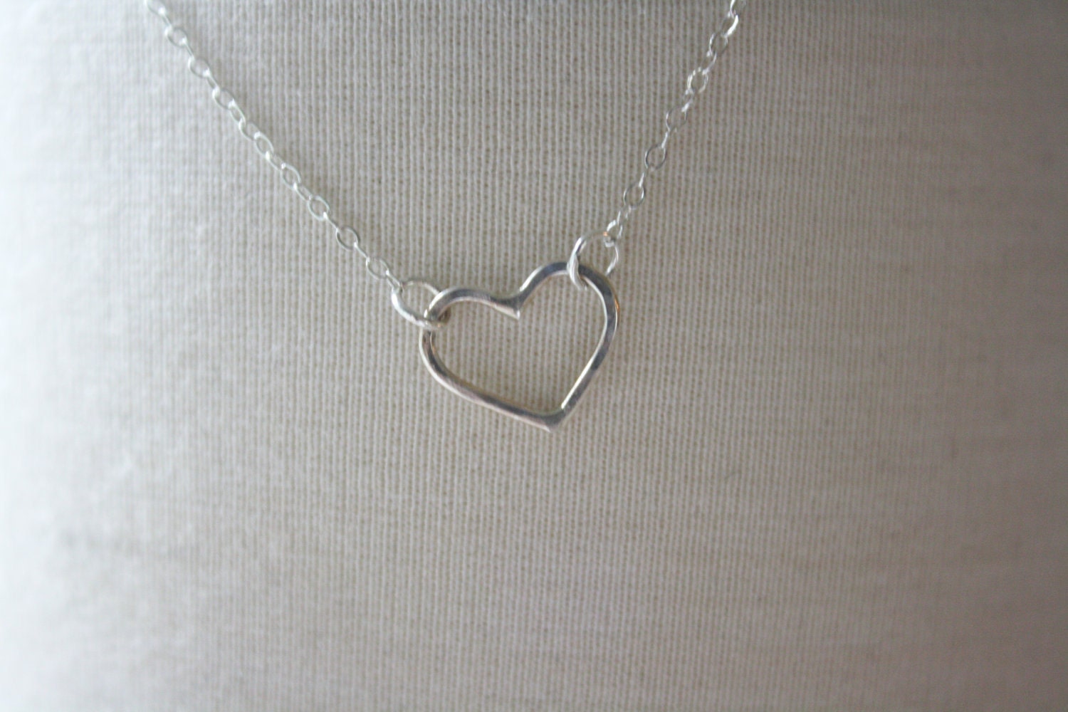 Silver Bracelet, Silver Heart Charm Bracelet, Bridesmaid Gift, Bridal Jewelry, Everyday Jewelry, mothers day gift