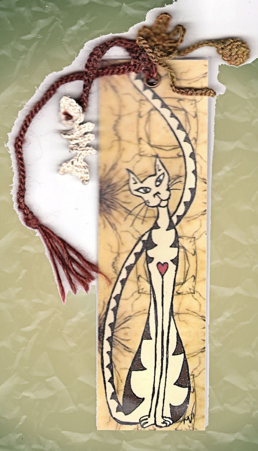Cats love fish. I love bookmarks.