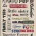 Making Memories FAMILY WORDAGE Rub-Ons