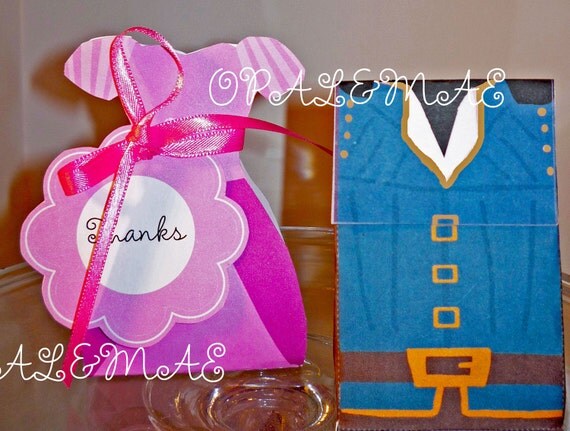 Tangled Flynn Rider & Rapunzel Treat Boxes Il_570xn
