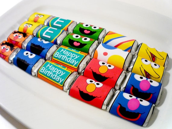 PRINTABLE CANDY WRAPPER - Sesame Street inspired monster candy Collection Il_570xn