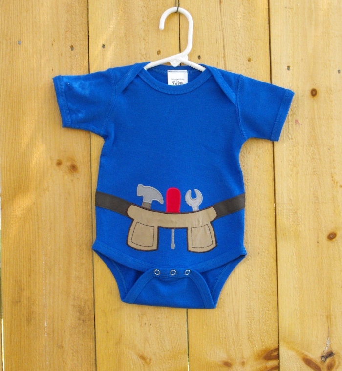 Tool Belt Onesie 3-6 months