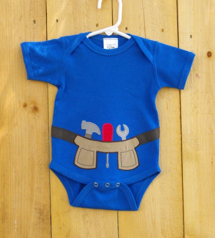 Tool Belt Onesie 3-6 months