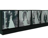 PERSONALIZED PHOTO BLOCKS Gifts To Spell Out Love-Great Wedding Gifts-Lasting Memories - Custom Photo Displays